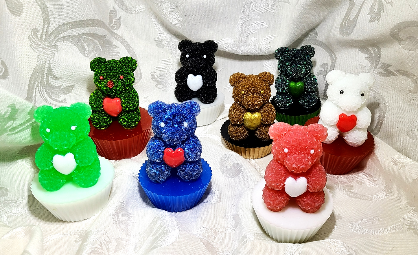 Bears with hearts